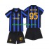 Camisola Inter de Milão Alessandro Bastoni 95 Criança Equipamento Primeiro 2026-2027 Manga Curta